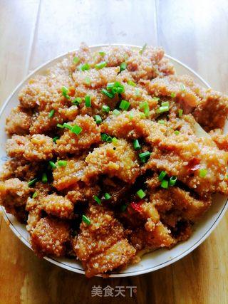 蒸米粉肉的做法视频,传统美味，简单易学的家常菜做法